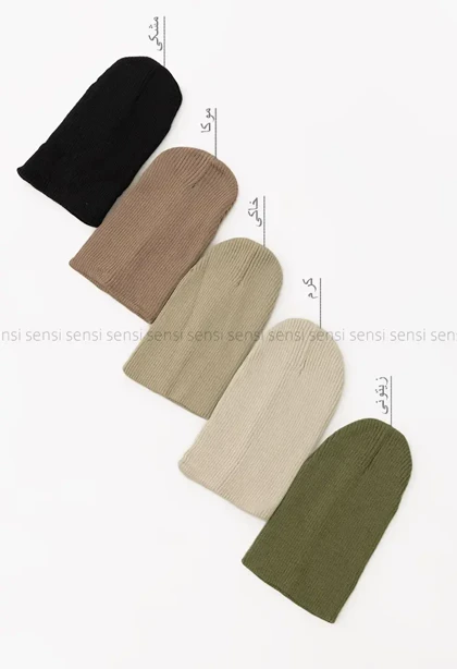 کلاه بافت ساده رنگی کد1004741