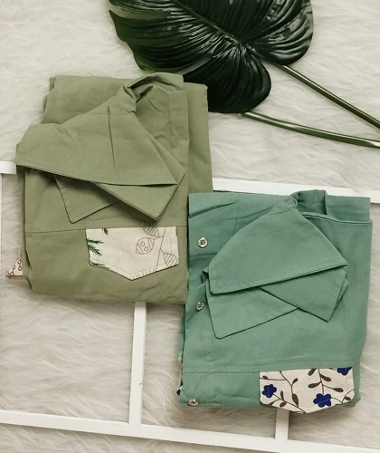 شومیز مانتویی طرح دار زنانه کد 403010