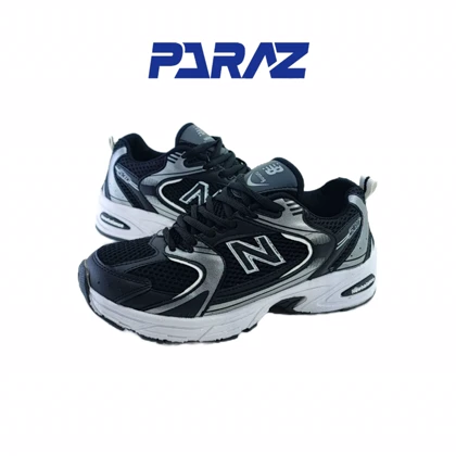 کفش اسپرت زنانه و پسرانه مدل نیوبالانس 530 new balance مشکی سفید کد 615