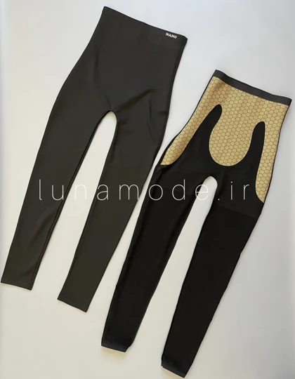 لگ باربی داخل کرک دار زنانه فلامنت تک‌رنگ مشکی