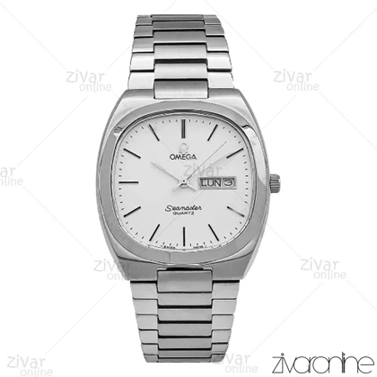 ساعت امگا سیمستر مردانه نقره ای صفحه سفید 106193