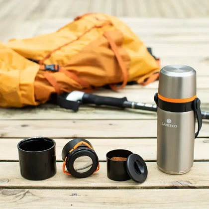 قهوه ساز و فلاسک دوجداره SANTECO KAFE 650ml