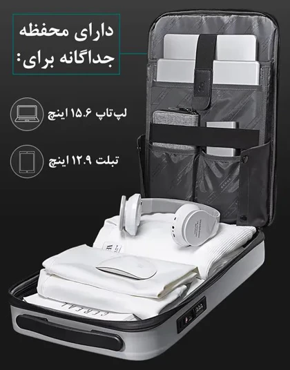 کیف کوله پشتی ضدسرقت اورجینال بنج BANGE 22201
