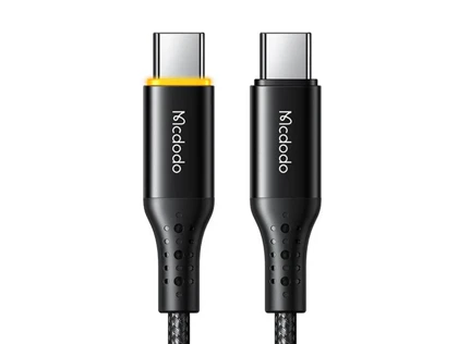 کابل سوپر فست شارژ هوشمند تایپ سی به تایپ سی 100 واتی 1.2متری مک دودو MCDODO Auto Power Off Type-C CA-3460