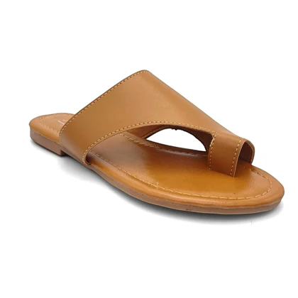 کفش صندل زنانه مدل sandal - 0019_Cognac