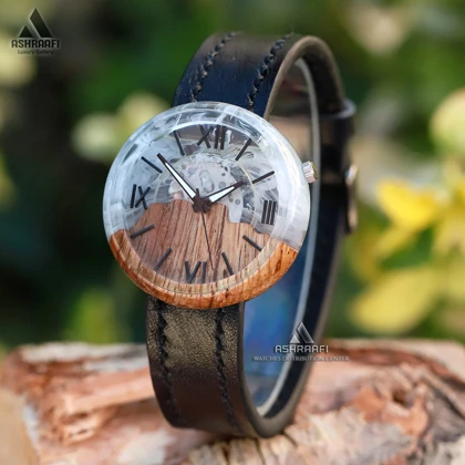 ساعت مچی چوبی ام دبلیو Wooden Watch M-K
