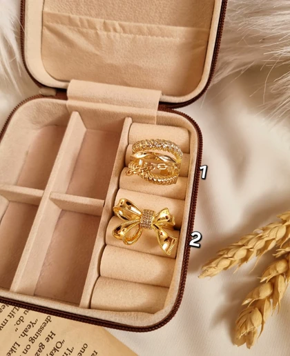 انگشتر طرح طلا A2