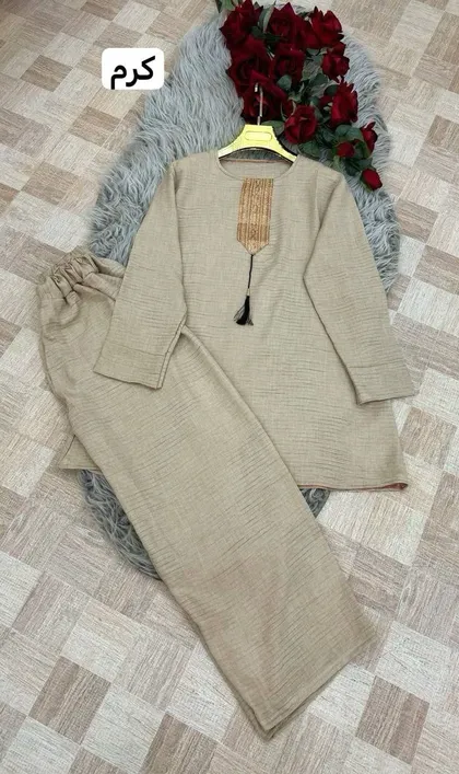 تونیک شلوار مژگان