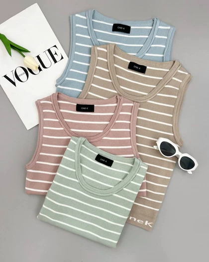 تاپ بافت راه راه کد 4103