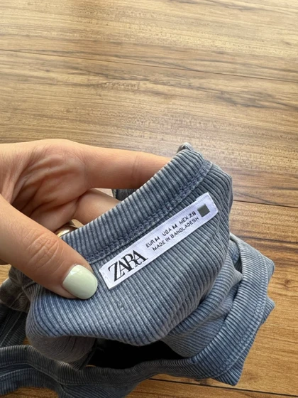 کراپ تاپ زارا Zara مدل سنگشور