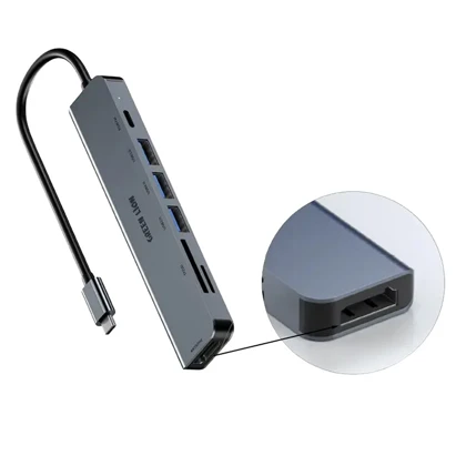 هاب و داک استیشن هفت پورت گرین لاین مدل GHB-9