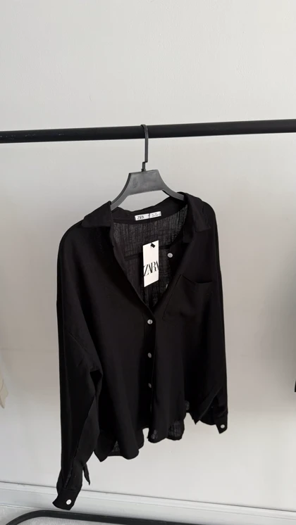 شومیز آستین بلند زارا | ZARA Long Sleeve Shirt 🇹🇷