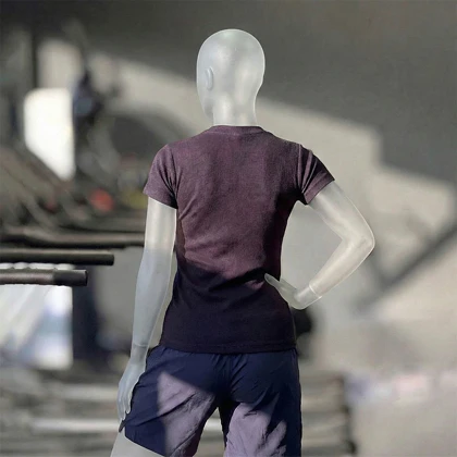 تیشرت ورزشی زنانه نایک (Nike) مدل کبریتی جذب با لوگو گلدوزی