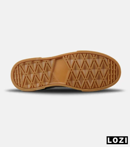 کفش کتانی مردانه سفید کرم BERSHKA مدل 7671