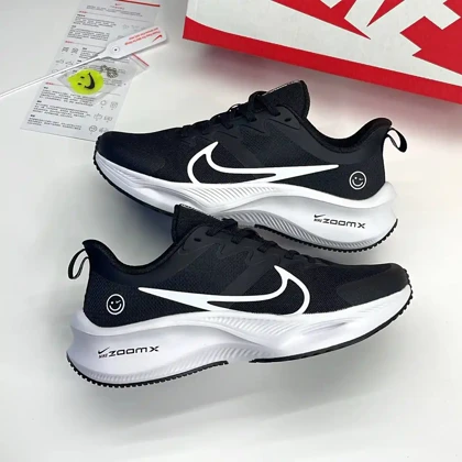 کتانی نایک زوم ایکس طرح لبخند مشکی سفید Nike ZoomX Smile Black White