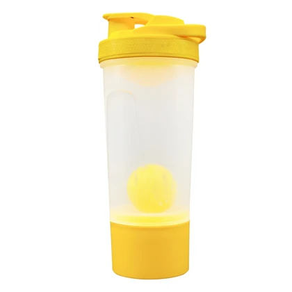 شیکر دو تیکه ورزشی افرا مدل Chg-GNT ظرفیت 0.7 لیتر بهمراه جا قرصی و پودر