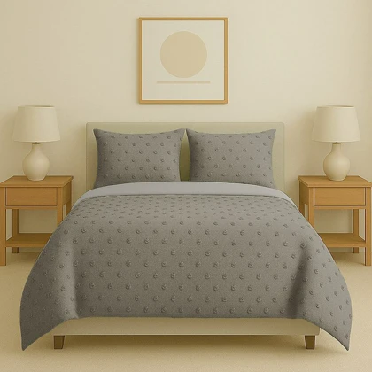 سرویس روتختی کاوری مینیمال طرح برجسته خال‌خالی