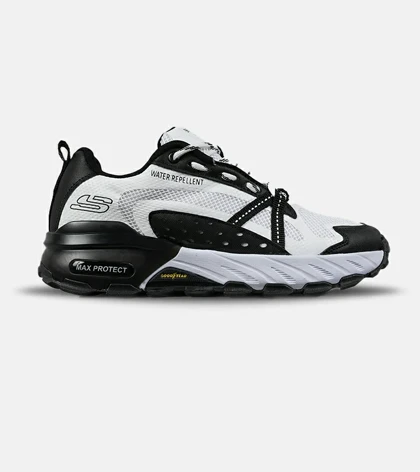 کفش کتانی طبی ورزشی سفید مشکی SKECHERS max protect v.2 مدل 7920