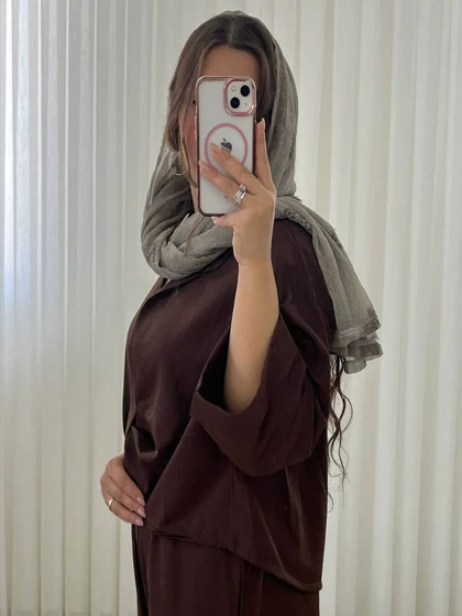 ست زنانه و دخترانه بیرونی گره‌ای کد 639
