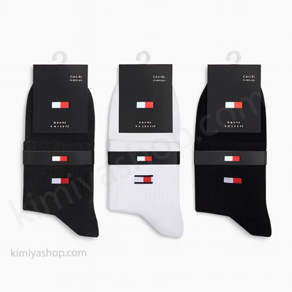 جوراب نیم ساق مردانه درجه یک – پک 3 عددی