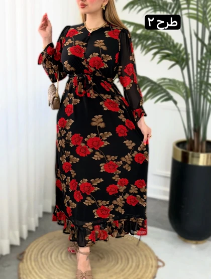 پیراهن روزمره گلناز 0421