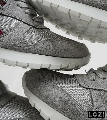 کفش کتانی طوسی قرمز مردانه Reebok LEGACY