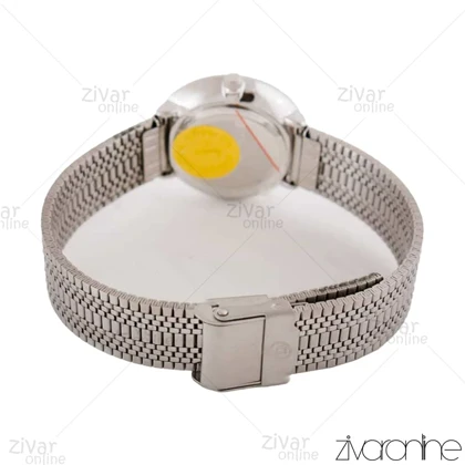 ساعت داتیس زنانه بند حصیری تمام سیلور 103838