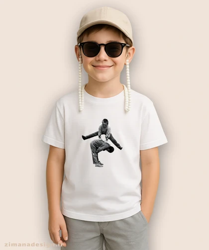 تیشرت بچگانه نوستالژی طرح بازی محلی تازادان