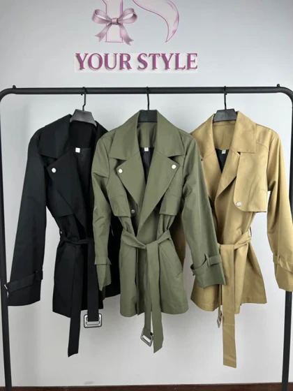 ترنچ کت کوتاه 7709