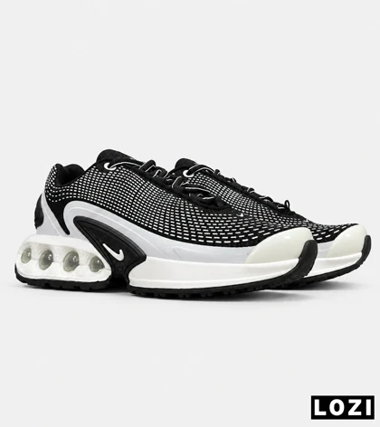 کتانی نایک Air Max DN Ultra مشکی سفید مدل 9705 مردانه و زنانه