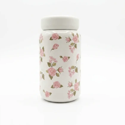 فلاسک قهوه 200 میل گل‌دار 17138-3