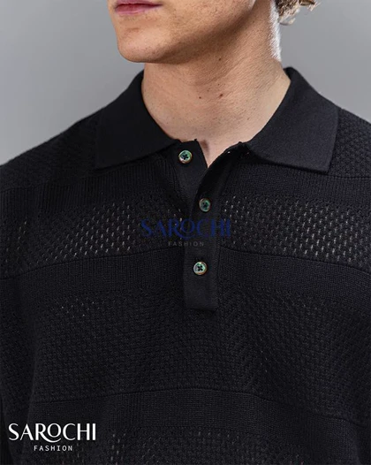 کت تک کژوال پارچه مورب مشکی