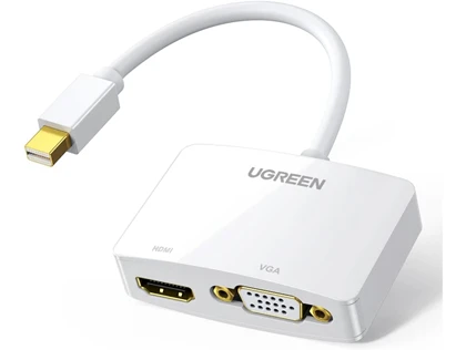 مبدل مینی دیسپلی پورت به وی جی ای و اچ دی ام آی یوگرین Ugreen20421 J43