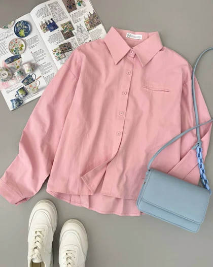 شومیز مداد رنگی کد 4911