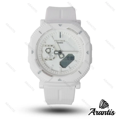 ساعت کاسیو پروترک protrek تمام سفید مدل m-10258