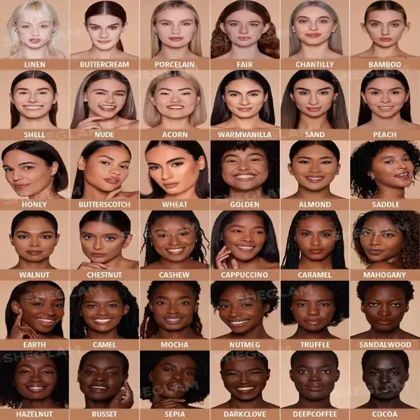 پنکیک شیگلم مدل Skin Focus High Coverage Powder Foundation