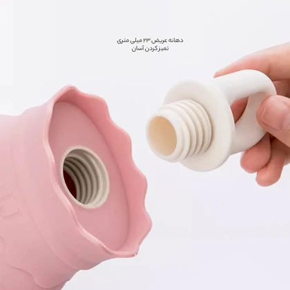 کیسه آب گرم سیلیکونی جوردن و جودی 260 میلی‌لیتری و 460 میلی‌لیتری JJ-WD0032