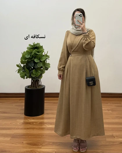 مانتو ژاکارد بلند دخترانه یاسمن