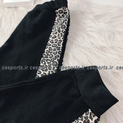 ست پلنگی سویشرتشلوارتیشرتکلاه