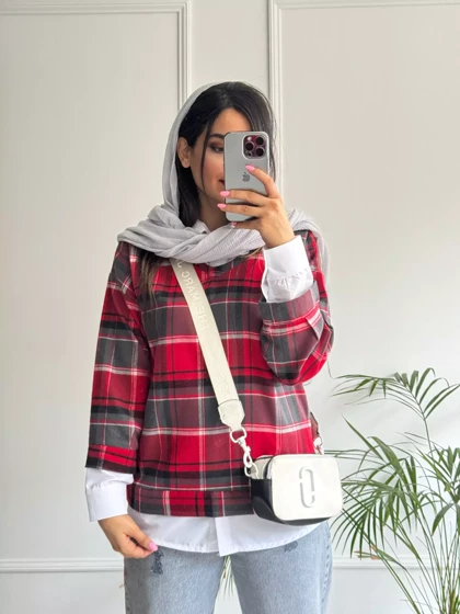 چهارخونه ترکیبی پشمی پانیذ