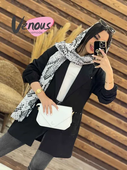 مانتو لینن پشت گت چهار جیب