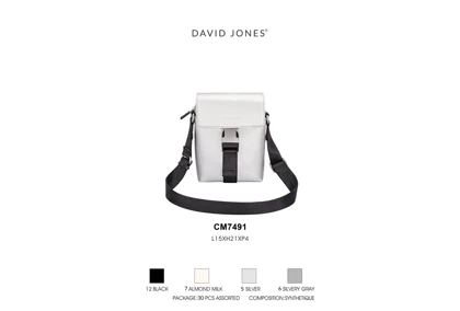 کیف دوشی زنانه دیوید جونز مدل David Jones CM7491