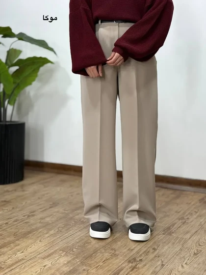 شلوار کرپ مونا 13