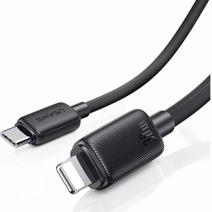 کابل تایپ سی به لایتنینگ یوسامز USAMS مدل US-SJ692 توان 30 وات 1 متر
