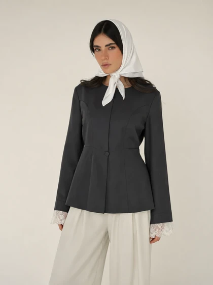 شومیز جلو بسته میس ام 11394-25