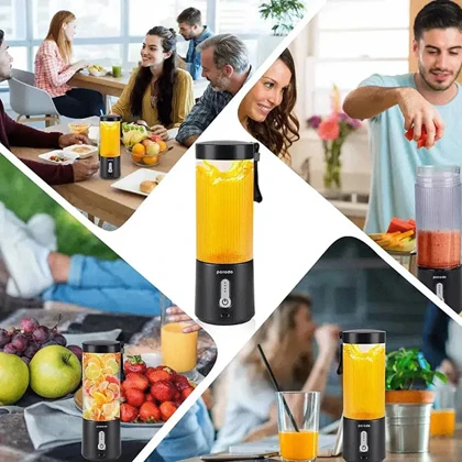 مخلوط کن شارژی پرودو شش تیغه مدل PD-LFST017-BK ظرفیت 0.45 لیتر