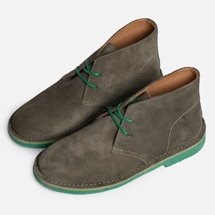 سافاری تنباکو سبز جیر دور سبز - Safari Veldskoen C Design Tobacco Leaves/Green S Green Line