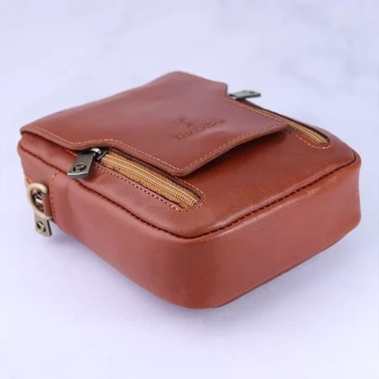 کیف دوشی چرم چرمسال کوچک کد 571