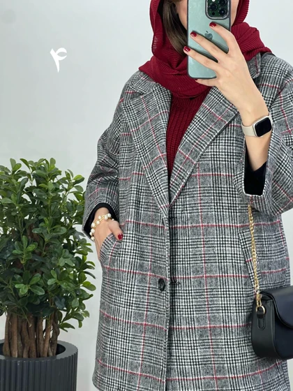 پالتو پشمی آستردار الیسا