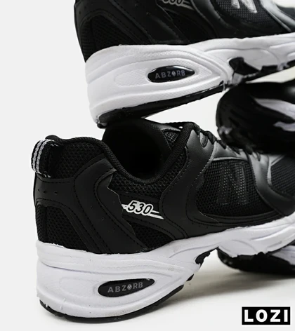 کفش کتانی مردانه و زنانه مشکی NEW BALANCE 530